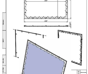 3D модель Рама для растяжки банера