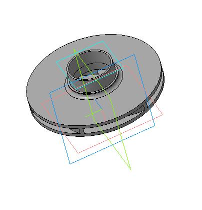 3D модель Крыльчатка насоса