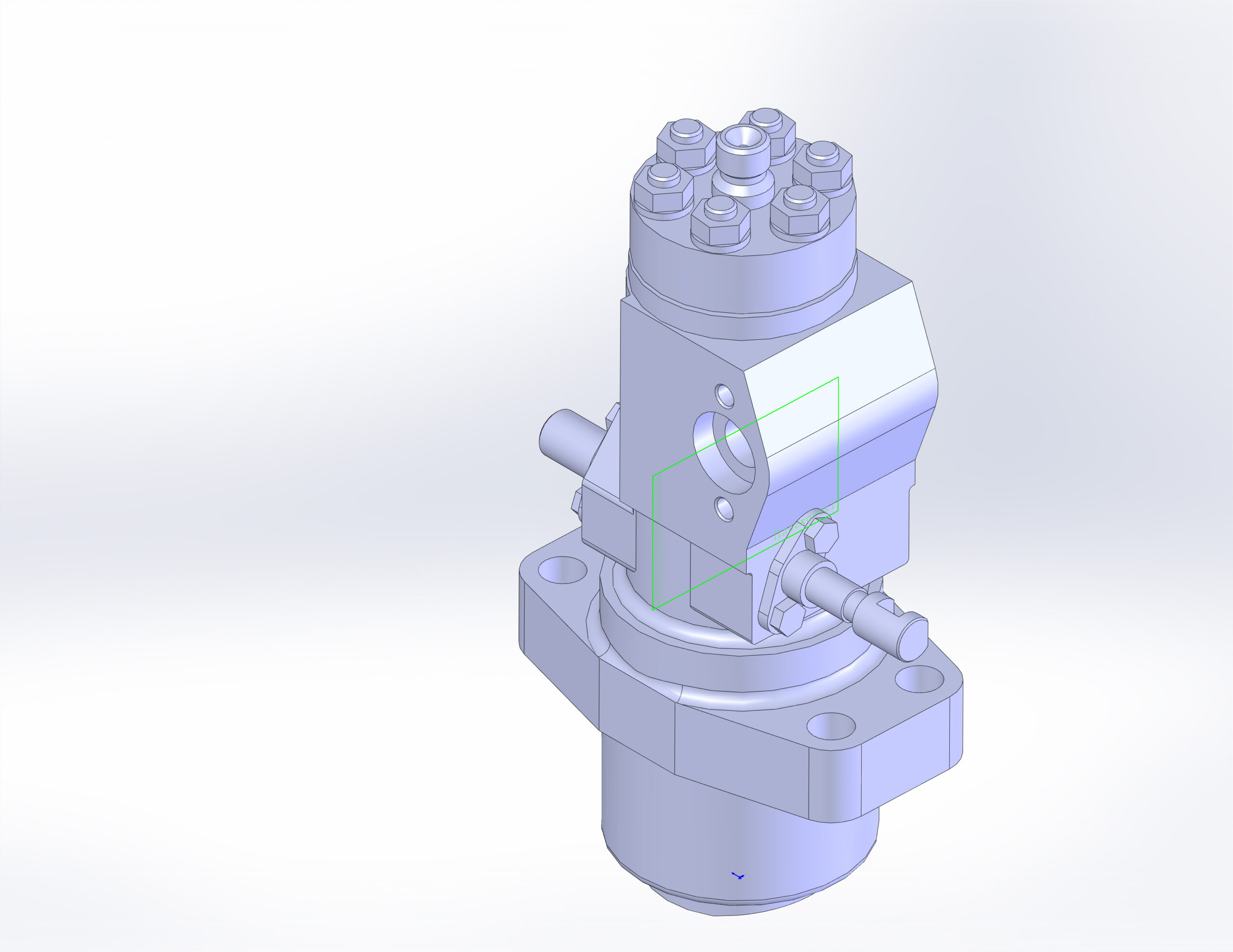 3D модель ТНВД Д49