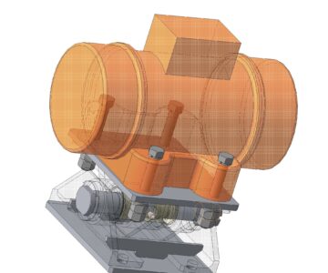 3D модель Подвеска маятниковая вибратора ИВ-98