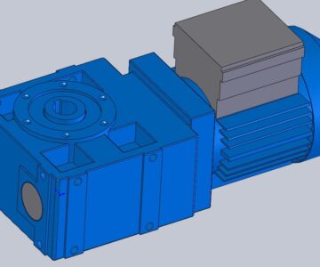 3D модель Мотор-редуктор Lenze GSS 04 2M HAR 063C12