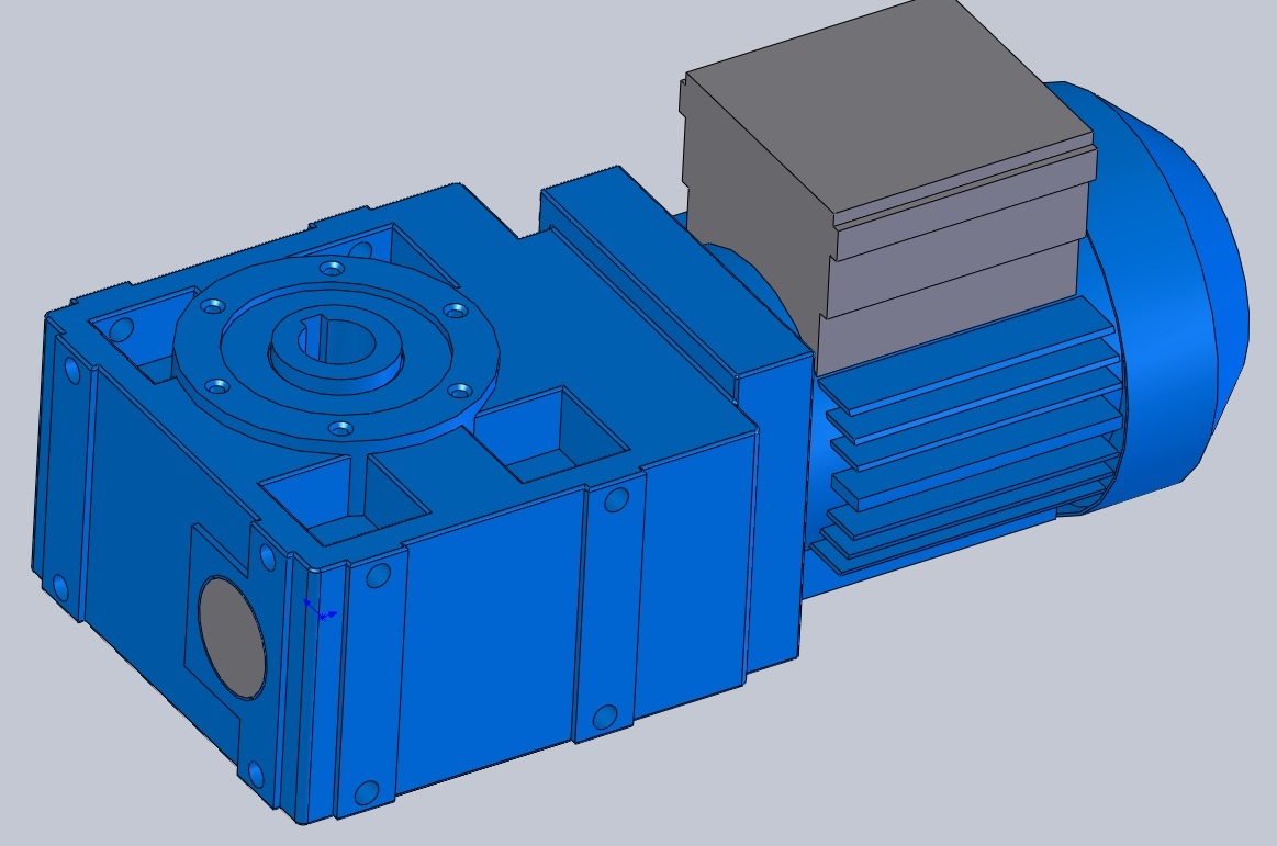 3D модель Мотор-редуктор Lenze GSS 04 2M HAR 063C12