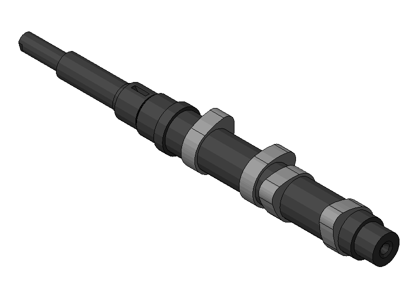 3D модель Распредвал двигателя КМЗ