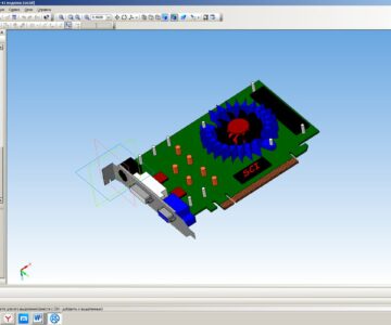 3D модель Видеокарта