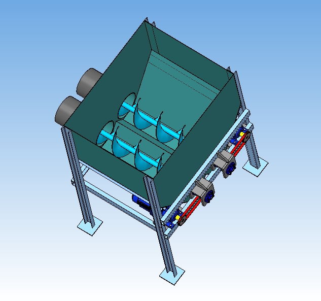 3D модель Бункер-накопитель (питатель)