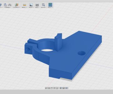 3D модель Держатель для прожектора СДО-5.