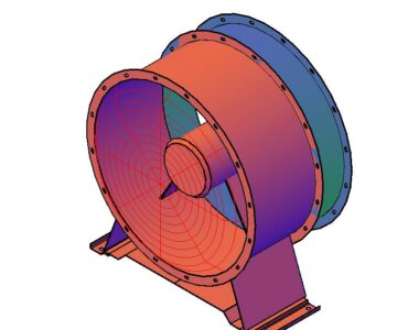 3D модель Осевой вентилятор во 06-300-8