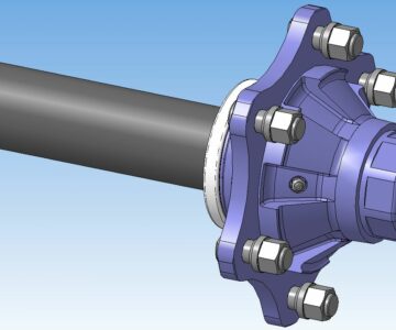 3D модель Сборка Полуоси ADR S66LR600001