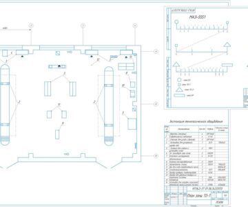 Чертеж Проектирование зоны ТО-2