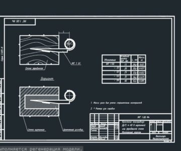 Чертеж Узлы и детали крепления газопроводов