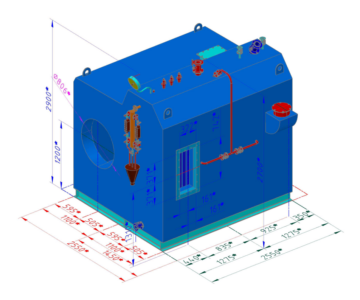 3D модель Котел Е-1,6-0,9