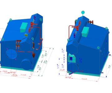 3D модель Котел Е-2,5-0,9 (9)