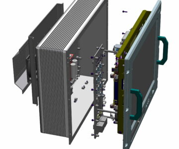 3D модель Видеомонитор с компьютером специального назначения