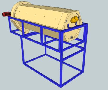 3D модель 3D модель протравливателя ПСФ