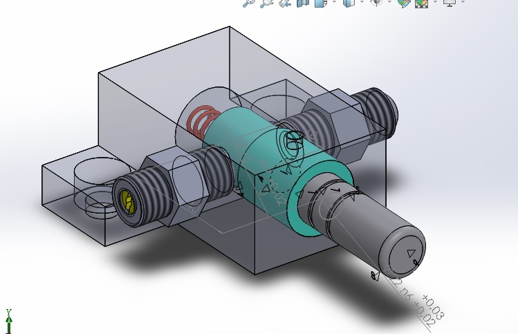 3D модель Насос плунжерный сверлильного станка 2A135