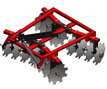 3D модель Агрегат дисковый почвообрабатывающий