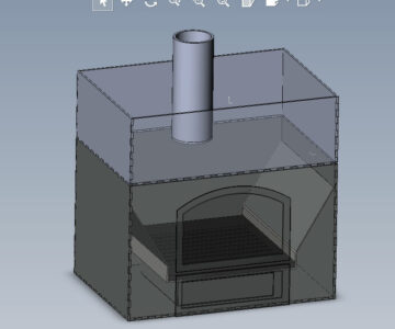 3D модель Печь для бани 620*435*400
