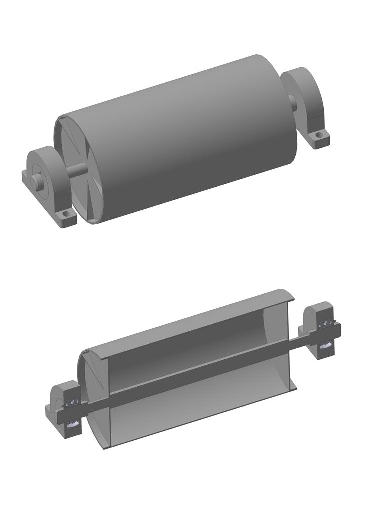 3D модель Неприводной барабан