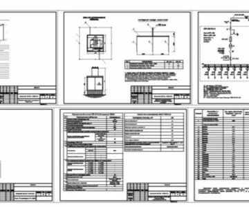 Чертеж Строительство ЛЭП-10кВ и КТП