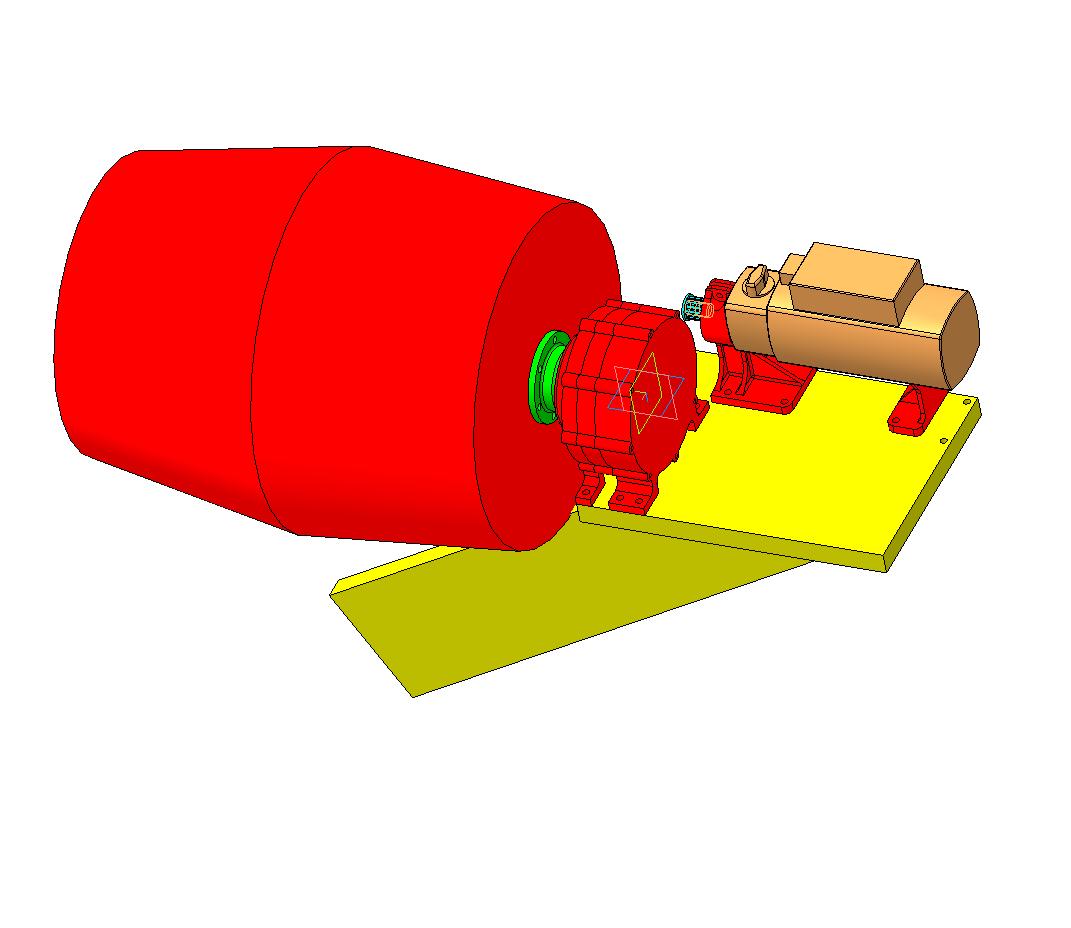 3D модель Макет мешалки с планетарным редуктором с приводом от дрели