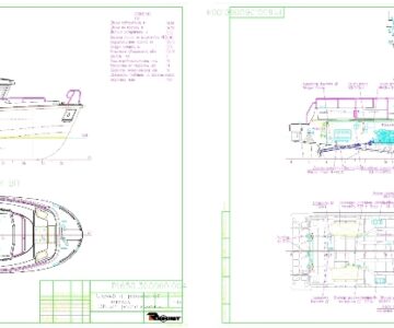 Чертеж Катер R1650 «RONDO»