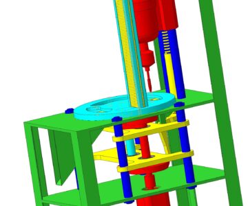 3D модель Станок резьбонарезной автоматический. Эскизный проект 3D