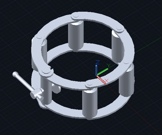 3D модель Центратор для сварки трубопроводов