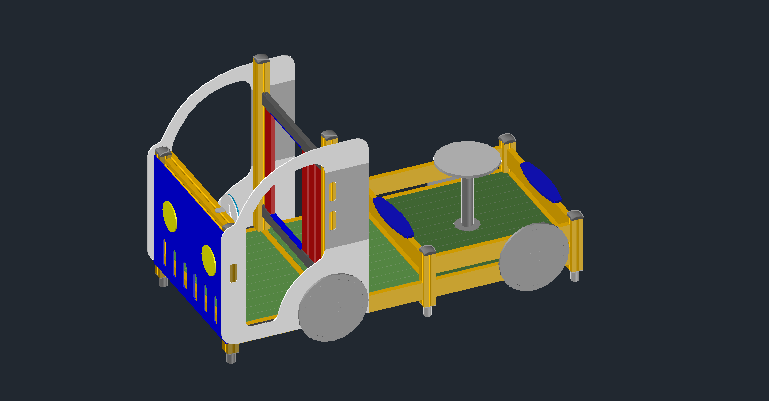 3D модель Автомобиль для детской площадки