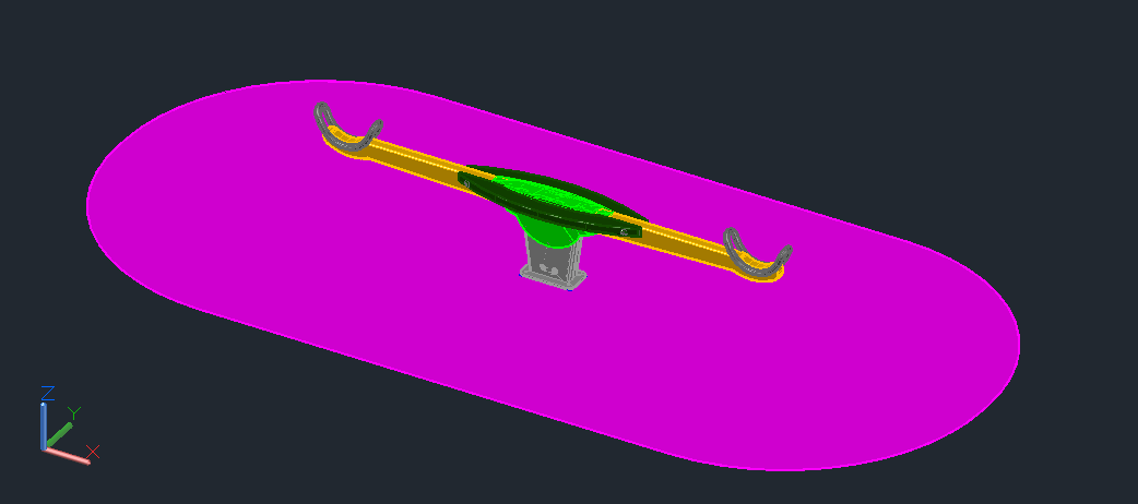 3D модель Качель на детскую площадку