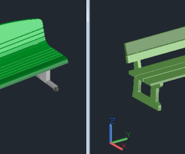 3D модель Скамейка (лавка)