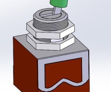 3D модель Переключатель ПТ504-1зВ