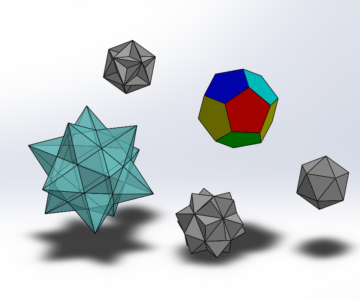 3D модель Правлильные многогранники