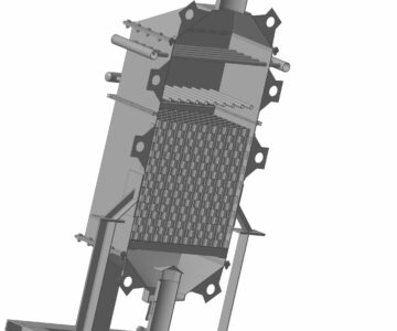 3D модель Конденсационная колонна