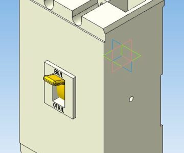 3D модель Автоматический выключатель А3792У