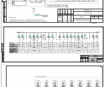 Чертеж АИИС КУЭ РП 10 кВ  СИКОН С70