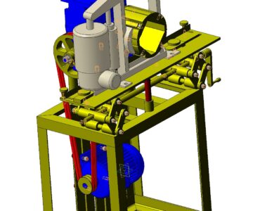 3D модель Стенд притирки тормозов ТКГ