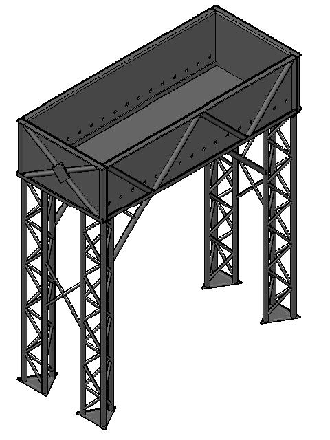 3D модель Мангал инженера