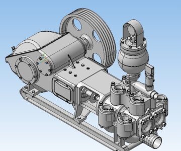 3D модель Буровой насос НБ-50-01