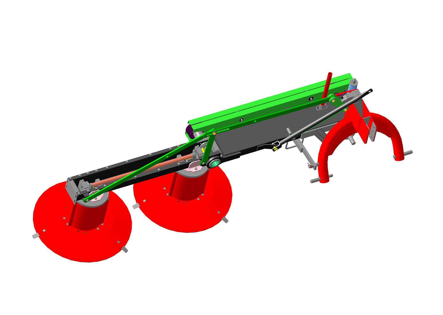 3D модель Косилка роторная навесная Wirax