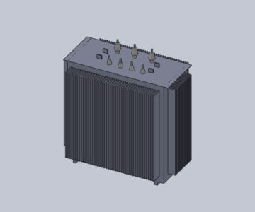 3D модель Силовой трансформатор ТМГ-630 кВА