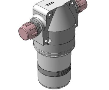 3D модель Гидравлический фильтр тонкой очистки 8Д2.966.017-2