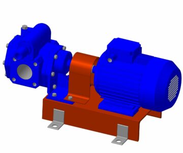 3D модель Насос НМШ 8-25-6,3