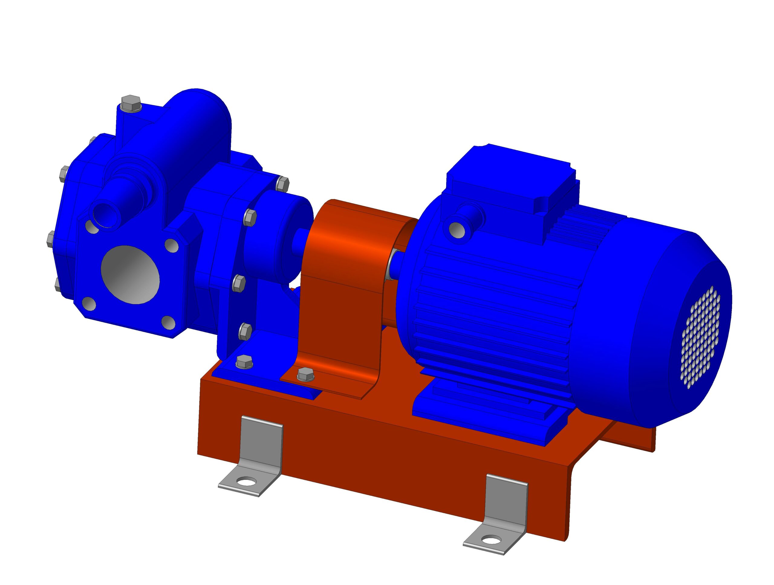 3D модель Насос НМШ 8-25-6,3