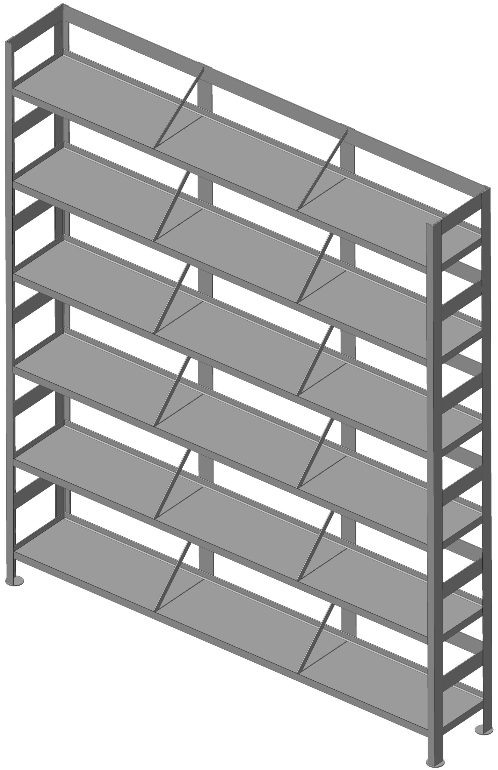 3D модель Стелаж архивный