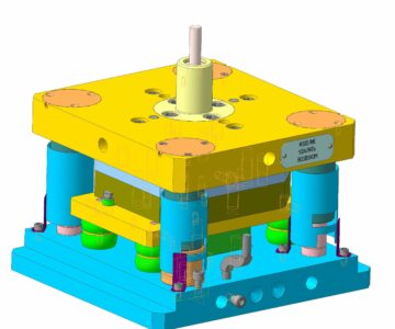 3D модель Штамп листовой штамповки для тормозной аппаратуры грузовых машин.