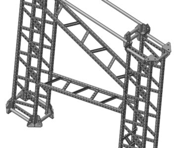 3D модель Трасса универсальной опорной конструкции