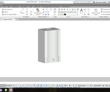 3D модель Котел De dietrich MS 24
