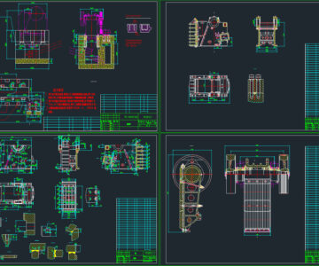 Чертеж Щековая дробилка PE-900x1200