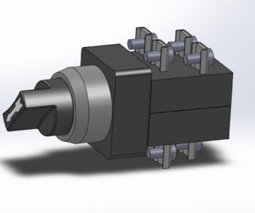 3D модель Переключатель SKOS-25322