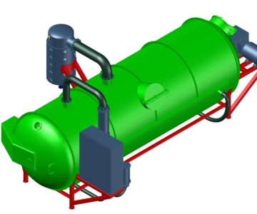 3D модель Аппарат вакуумной сушки древесины